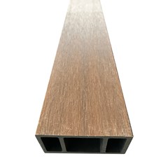 Outdoor WPC Tube - Teak 100x50x2950mm