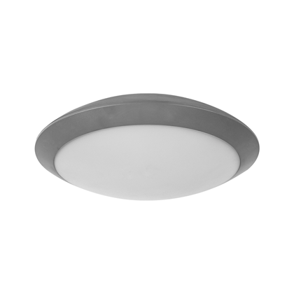 Plastic Ceiling Light 1 x 15w 1 x E27 IP65 Grey