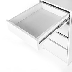 Vanity Table XL White 120x55x140 cm