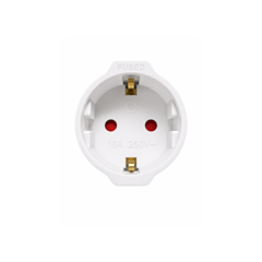 UK Plug Adapter 13A – White