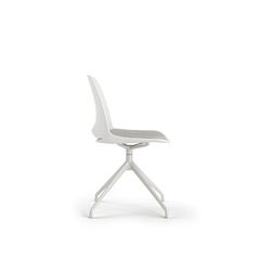 White PP Seat and Back Chair