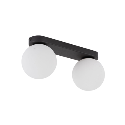 Mini Black Ceiling Lamp – Black & White