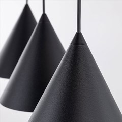 Cone Black hanging  Lamp 3