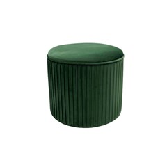 Ottoman Pouf Storage in Velvet