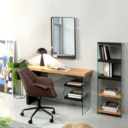 Wall Mirror Black Rectangle Frame