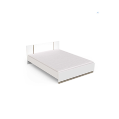 Watson Bed – Matt White & Kronberg Oak 140x200cm