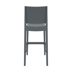 Dark Grey Modern Bar Stool 75 cm