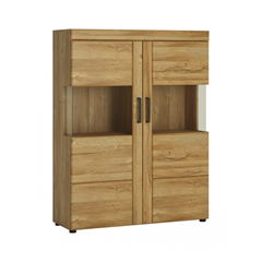 2D Glass Cabinet – Grandson Oak