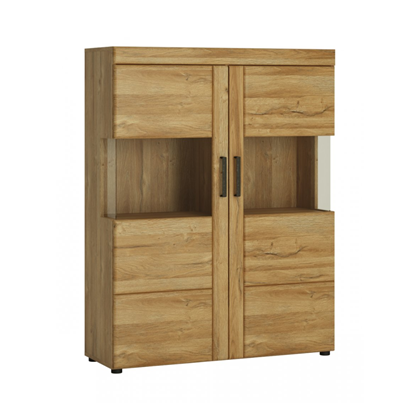 2D Glass Cabinet – Grandson Oak