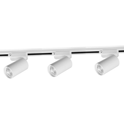 Complete Set of 1 Meter Track With 3 Spotlights White