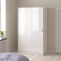 Naia Wardrobe with 1 Sliding door 1 door &  3 drawers