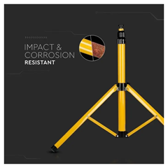 Tripod Stand For Floodlight Yellow Color