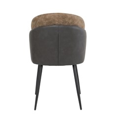 Dinning Chair - Brown & Dark Grey