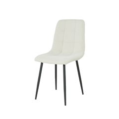 Dining Chair Boucle - White