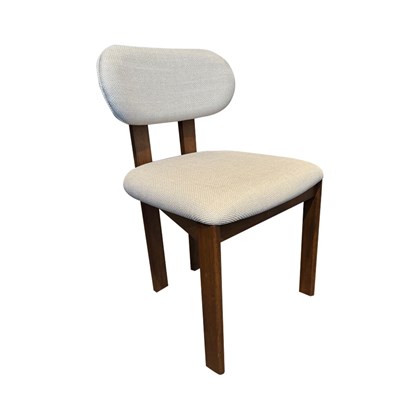 Walnut Chair – Light Grey & Walnut