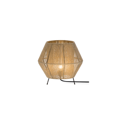 Beige Rope Table Lamp – Natural Texture