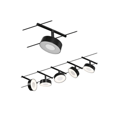 Corduo Wire System Set Circle 5X4 5W Black