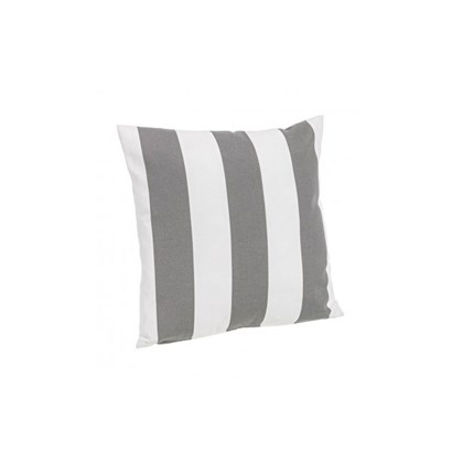 White-Grey Stripes Cushion 43x43