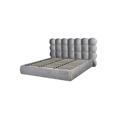 Upholstery Bed with Gas Lift 180x200 - Light Grey