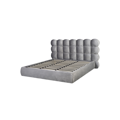 Upholstery Bed with Gas Lift 180x200 - Light Grey