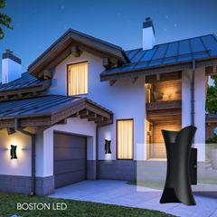 LED Lighting Black Boston IP65