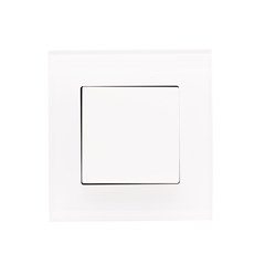 1 Gang Int Switch White Temp Frame