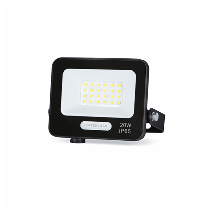 LED Floodlight – Black 20W 4000K