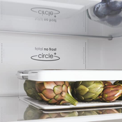 Fridge-Freezer Stainless Steel 341L