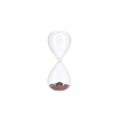 Transparent-Brown Hourglass 20.3cm