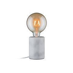 Nordin Table Lamp Marble 1x20w E27 White