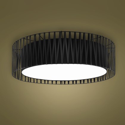 Black Ceiling Lamp 72 x 72 x 20 cm