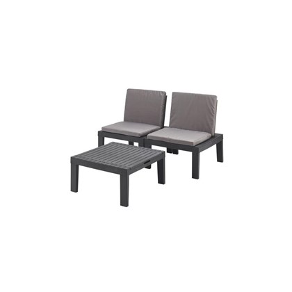 Anthracite  Sofa Set with Cushion