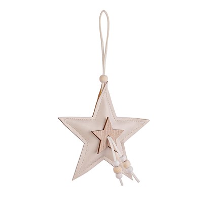 Edna Creamy Star Ornament