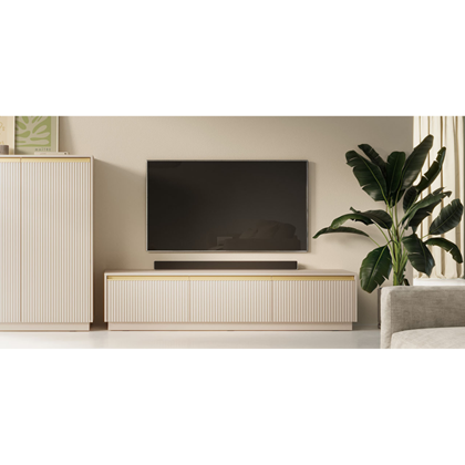 TV Cabinet 3 Doors – Beige