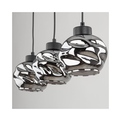 Ceiling Lamp Hanging 3L Deco Mirror
