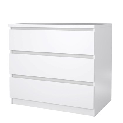 White Naia Chest with 3 Drawers