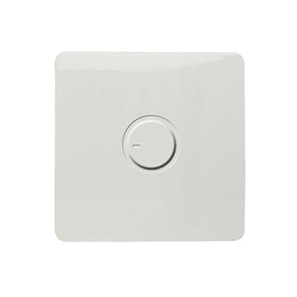 Trendi Glossy Screwless 200 Watt Dimmer Switch White