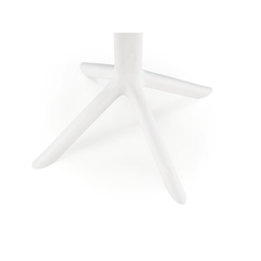 Round Table Set With 2 Chairs - White