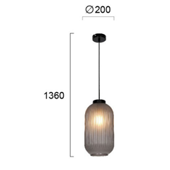 Pendant Light Fume D-360