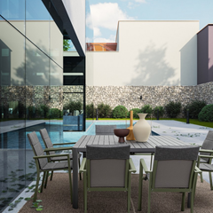 Dining Table  EXT 149X97 -149 Charcoal