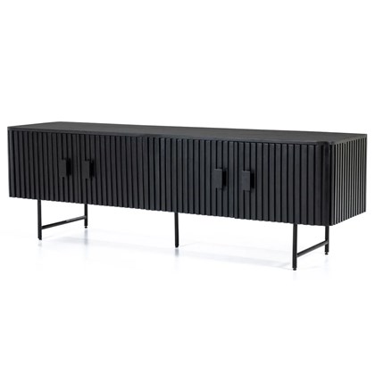 Tv Cabinet Remi 4 Doors Black