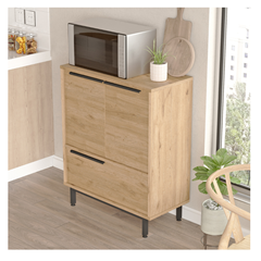 Multipurpose Cabinet Light Oak