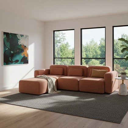 Sofa Corner LH52 - Brown