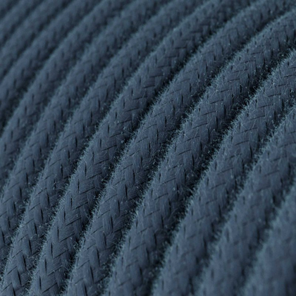 Cotton Stone Grey Textile Cable