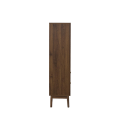 Bookcase Cabinet Marron Wood MDF