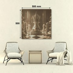 Chess Wall Art Print 500x500mm