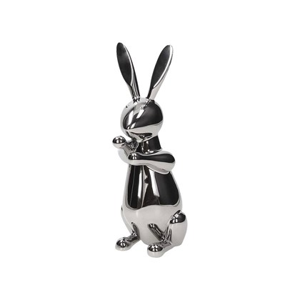 Rabbit Silver Ornament 20cm