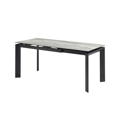 Dining table EXT 120-170x80x76cm Ceramic Grey