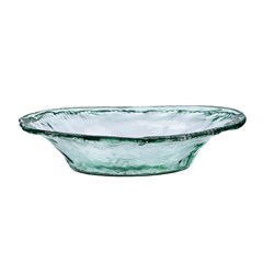 Oval Glass Centrepiece Dish