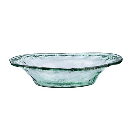 Oval Glass Centrepiece Dish